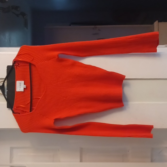 Pink Rose Tops - NWOT Orange long sleeve top